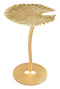 Tables Gold Side Table - 15" x 14.8" x 22" Gold, Aluminium, Side Table HomeRoots