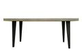Tables Kitchen and Dining Room Tables - 38" X 72" X 30" Black Acacia Wood Rectangle Dining Table - Large HomeRoots