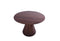 Tables Kitchen and Dining Room Tables - 47" X 47" X 30" Walnut Veneer Round Dining Table HomeRoots