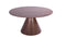 Tables Kitchen and Dining Room Tables - 59" X 59" X 30" Walnut Veneer Dining Table HomeRoots