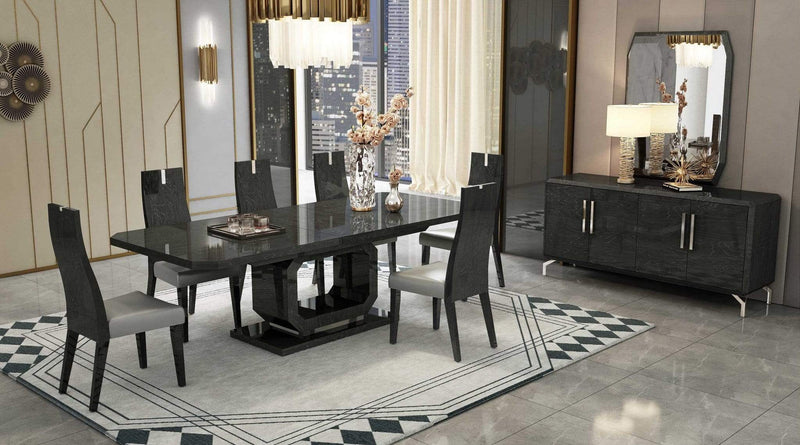 Tables Kitchen and Dining Room Tables - 79" X 43" X 30" Gray Dining Table HomeRoots