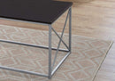 Tables Living Room Table Set - Cappuccino Silver Metal Table Set - 3Pcs Set HomeRoots