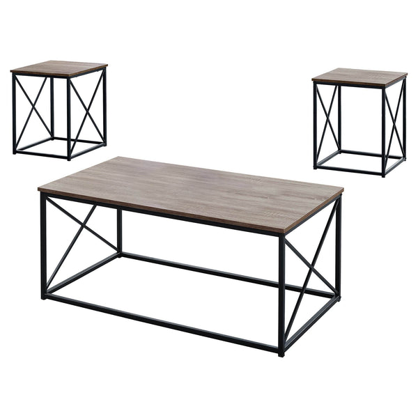 Tables Living Room Table Set - Dark Taupe Black Metal Table Set - 3Pcs Set HomeRoots