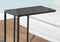 Tables Metal Accent Table - 18'.25" x 10'.25" x 24" Black, Metal, Tempered Glass - Accent Table HomeRoots