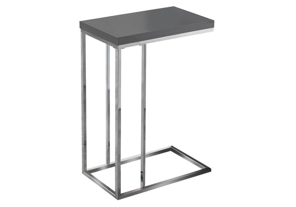 Tables Metal Accent Table - 18'.25" x 10'.25" x 25'.25" Grey, Particle Board, Metal - Accent Table HomeRoots