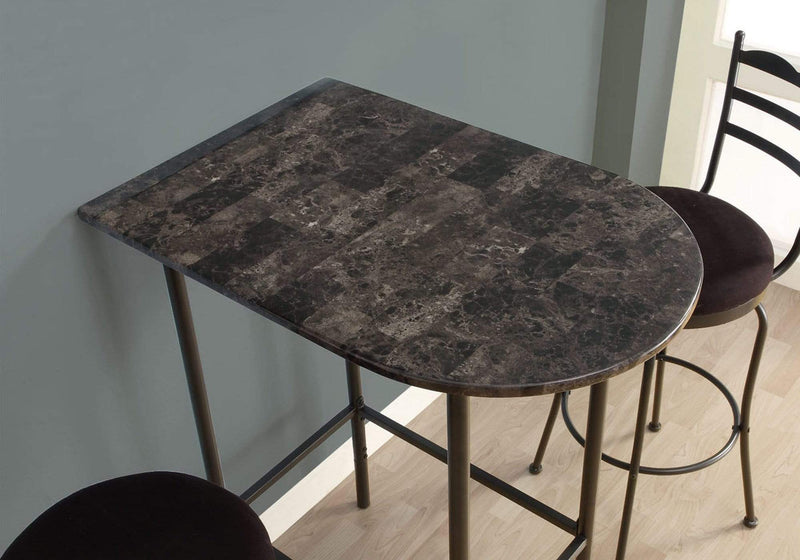 Tables Metal Accent Table - 23'.75" x 35'.5" x 41" Grey, Mdf, Metal - Accent Table HomeRoots