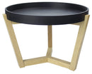 Tables Modern Coffee Table - 22" X 22" X 16" Black MDF, Wood Coffee Table HomeRoots