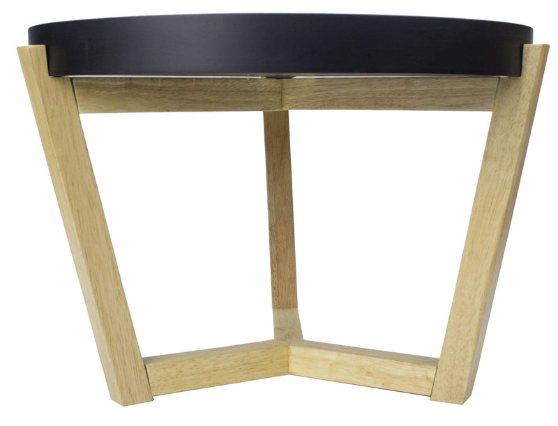 Tables Modern Coffee Table - 22" X 22" X 16" Black MDF, Wood Coffee Table HomeRoots