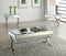 Tables Modern Coffee Table - 42" X 21" X 19" Mirrored Top And Chrome Coffee Table HomeRoots