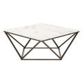 Tables Modern Coffee Table - 47.2" X 23.6" X 17.7" White Coffee Table HomeRoots