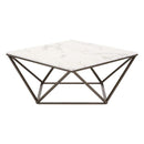 Tables Modern Coffee Table - 47.2" X 23.6" X 17.7" White Coffee Table HomeRoots