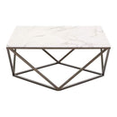 Tables Modern Coffee Table - 47.2" X 23.6" X 17.7" White Coffee Table HomeRoots