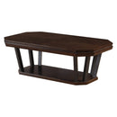 Tables Modern Coffee Table - 50" X 28" X 18" Tobacco Poplar Coffee Table HomeRoots