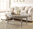 Tables Modern Coffee Table - 50" X 28" X 19" Antique White Coffee Table HomeRoots