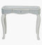 Tables Modern Console Table - 35'.5" X 13" X 31" Antique White MDF, Wood, Mirrored Glass Console Table with Mirrored Glass Inserts and a Drawer HomeRoots