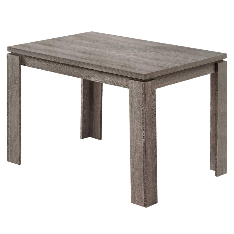 Tables Modern Dining Table - 48" X 32" X 30'.5 " Dark Taupe Dining Table HomeRoots