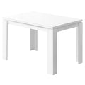 Tables Modern Dining Table - 48" X 32" X 30'.5 " White Dining Table HomeRoots