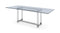 Tables Modern Dining Table - 86.5" X 39.5" X 30" Clear Glass Dining Table HomeRoots