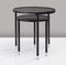 Tables Nest of Tables - 20.25" X 20.25" X 21.75" Black Large Nesting Tables HomeRoots