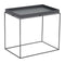 Tables Nest of Tables - 23.6" x 23.6" x 15.7" Black, Steel, Nesting Table HomeRoots