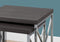 Tables Nest of Tables - 37'.25" x 37'.25" x 40'.5" Grey, Particle Board, Metal - 2pcs Nesting Table Set HomeRoots