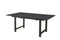 Tables Pub Table Set - 72" X 42" X 30" Charcoal Rough Cut Oak And Steel Reclaimed (Saw-Marks) Table w/18" Leaf HomeRoots