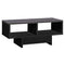 Tables Rustic Coffee Table - 17'.75" x 42'.25" x 18" Black/Grey Top With Storage - Coffee Table HomeRoots