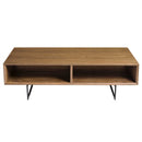 Tables Rustic Coffee Table - 47.25" X 23.63" X 13.78" American Walnut Veneer Over MDF Coffee Table HomeRoots