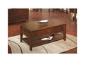 Tables Rustic Coffee Table - 48" X 26" X 20" Tobacco Hardwood Coffee Table HomeRoots