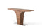 Tables Rustic Console Table - 30" Walnut Veneer and Steel Console Table HomeRoots