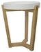 Tables Rustic End Tables - 16" X 16" X 20" White MDF, Wood End Table HomeRoots