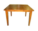 Tables Rustic Table - 54" X 54" X 36" Wood Tone Hardwood Gathering Table with Butterfly Leaf HomeRoots