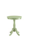 Tables Side Tables - 18" X 18" X 22" Light Green Solid Wood Leg Side Table HomeRoots