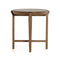 Tables Side Tables - 25" Walnut Wood and Veneer Side Table HomeRoots