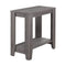 Tables Small Accent Table - 11'.75" x 23'.75" x 22" Grey, Particle Board, Laminate - Accent Table HomeRoots