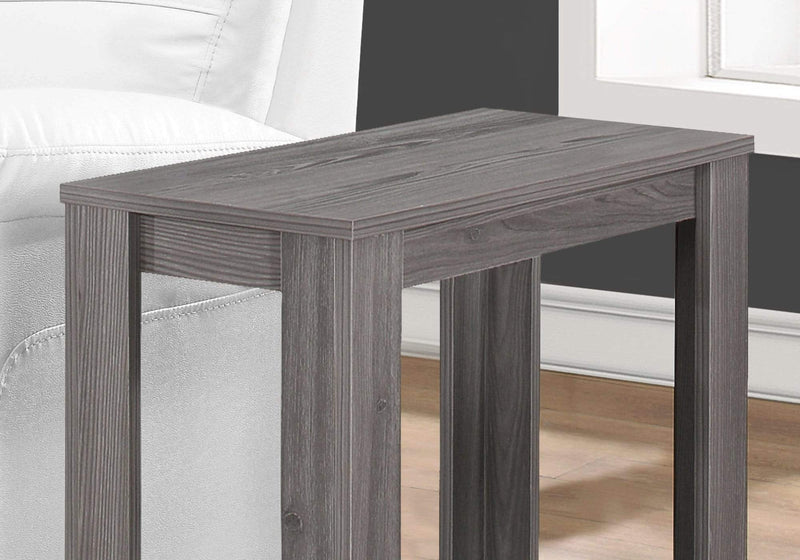 Tables Small Accent Table - 11'.75" x 23'.75" x 22" Grey, Particle Board, Laminate - Accent Table HomeRoots