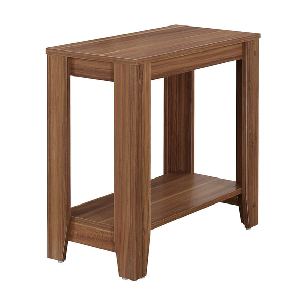 Tables Small Accent Table - 11'.75" x 23'.75" x 22" Walnut, Particle Board, Laminate - Accent Table HomeRoots