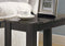 Tables Small Accent Table - 12" x 23'.75" x 21'.5" Black, Grey, Particle Board, Laminate, Mdf - Accent Table HomeRoots