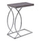 Tables Small Accent Table 18'.25" x 10'.25" x 25" Grey, Mdf, Laminate, Metal Accent Table 3076 HomeRoots