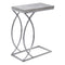 Tables Small Accent Table - 18'.25" x 10'.25" x 25" Grey, Mdf, Laminate, Metal - Accent Table HomeRoots