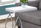 Tables Small Accent Table - 18'.25" x 10'.25" x 25" White, Mdf, Metal - Accent Table HomeRoots