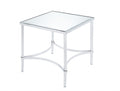 Tables Small End Tables - 22" X 22" X 24" Chrome And Mirrored End Table HomeRoots