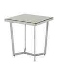 Tables Small End Tables - 22" X 22" X 24" Mirrored And Chrome End Table HomeRoots