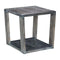 Tables Small End Tables - 28" X 28" X 12" Gray End Table HomeRoots