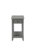 Tables Small Side Table - 13" X 22" X 23" Gray Wood Veneer Side Table HomeRoots