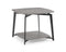 Tables Small Side Table - Side Table Gray Oak Top And Panel With Black Powder Coated Metal Base HomeRoots