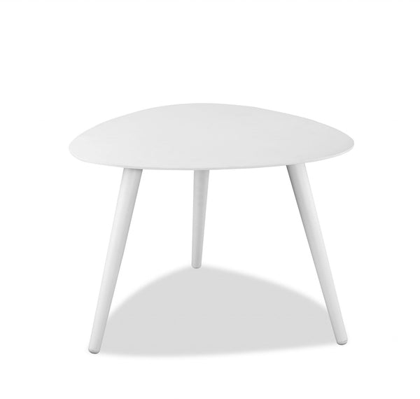Tables Sofa Side Table - 27" X 24" X 16" Powder Aluminum Side Table HomeRoots