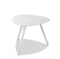 Tables Sofa Side Table - 27" X 24" X 16" Powder Aluminum Side Table HomeRoots