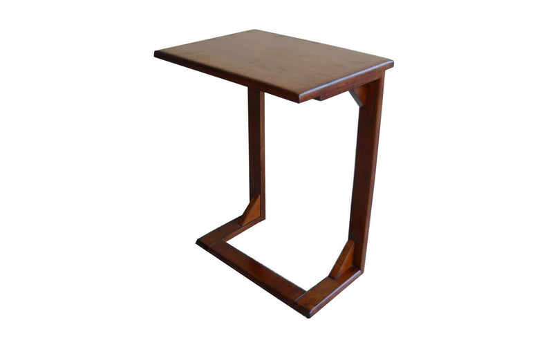 Tables Sofa Table - 18" X 14" X 24" Tobacco Hardwood Table HomeRoots