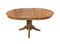 Tables Sofa Table - 42" X 57" X 30" Harvest Oak Hardwood Lacewood Pedestal Table with Butterfly Leaf HomeRoots